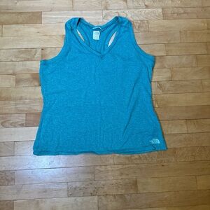 The North Face Women's Teal V‑Neck Racerback Tank